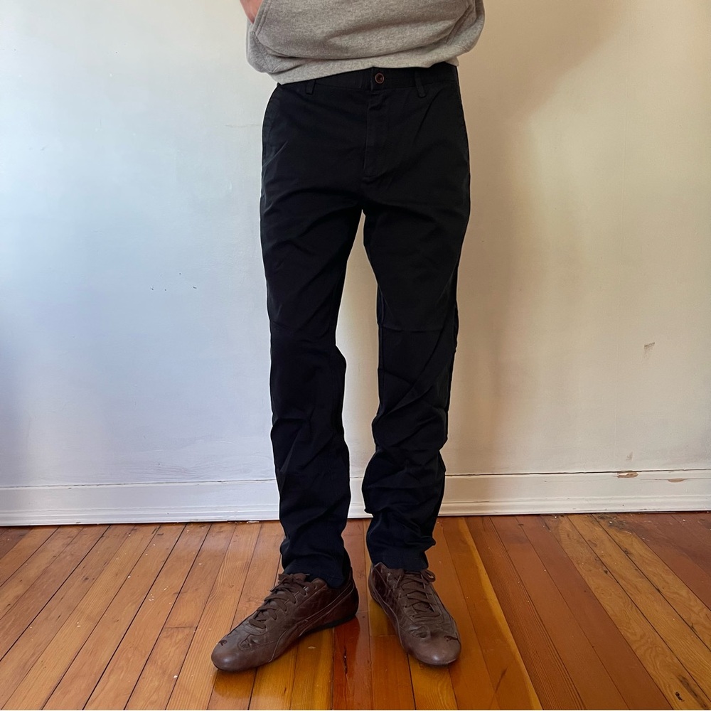 Moncler Gamme Bleu Black Slim Chinos - Picture 6 of 10